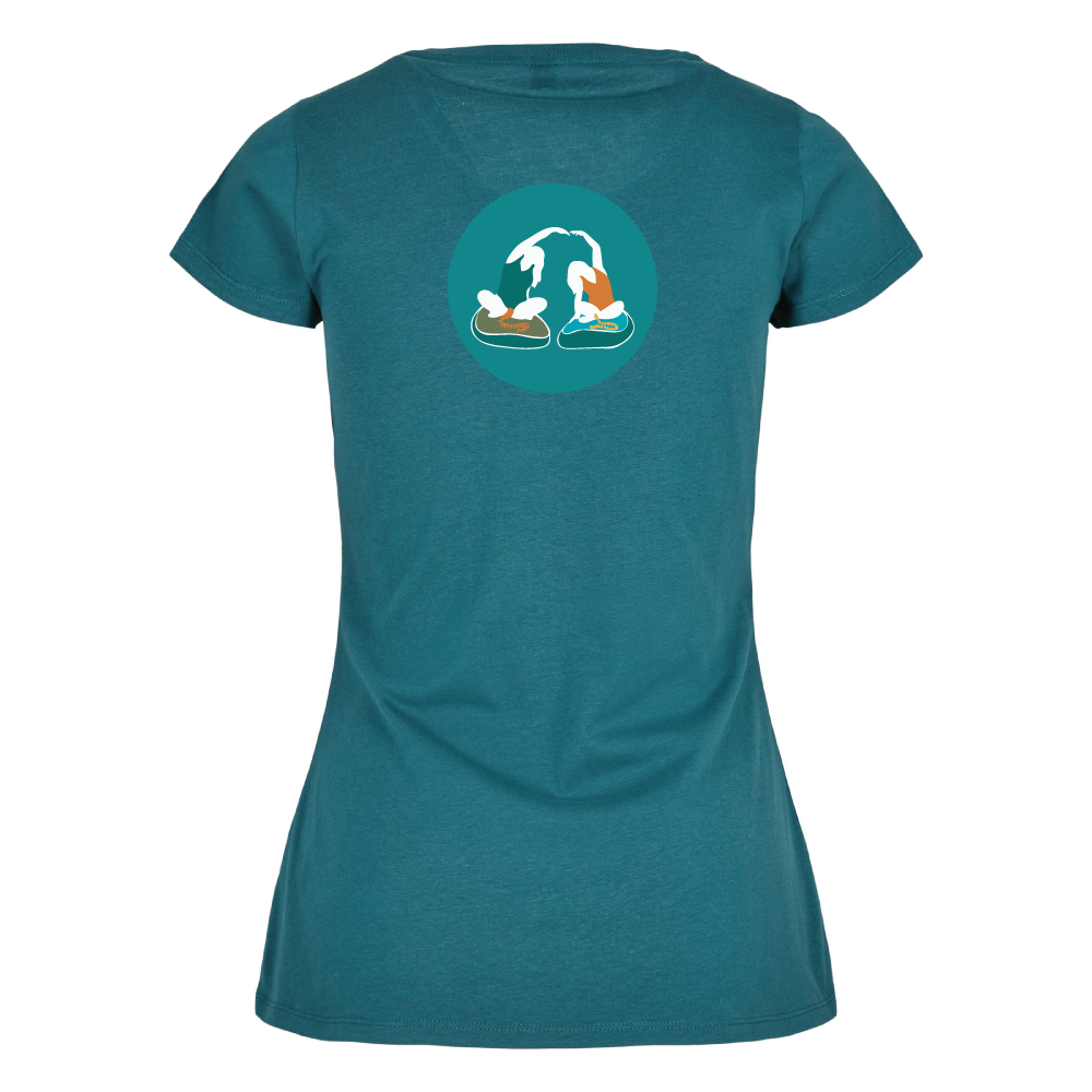 Maverick Mums Paddle Boarding Duo Classic Fit T-Shirt | Unisex Adventure Tee | Front & Back Design