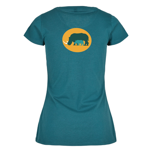 Maverick Mums Rhino & Calf Classic Fit T-Shirt | Adventure Tee | Front & Back Print