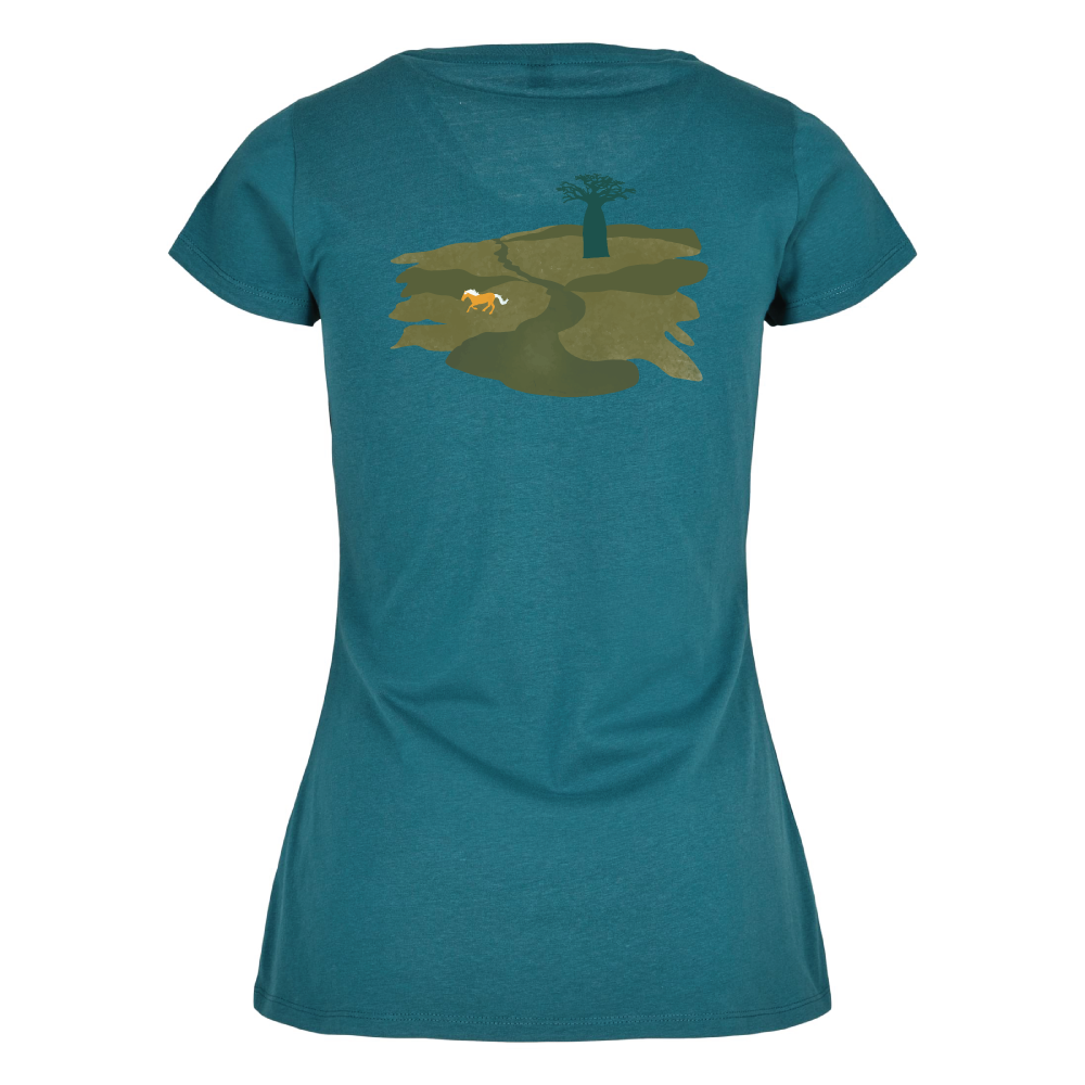 Maverick Mums Wild Horses Classic Fit T-Shirt | Adventure Tee | Front & Back Print (Copy)
