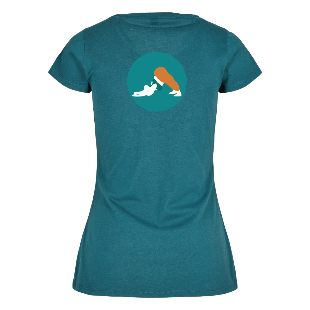 Maverick Mums Yoga Classic Fit T-Shirt | Unisex Adventure Tee | Front & Back Design