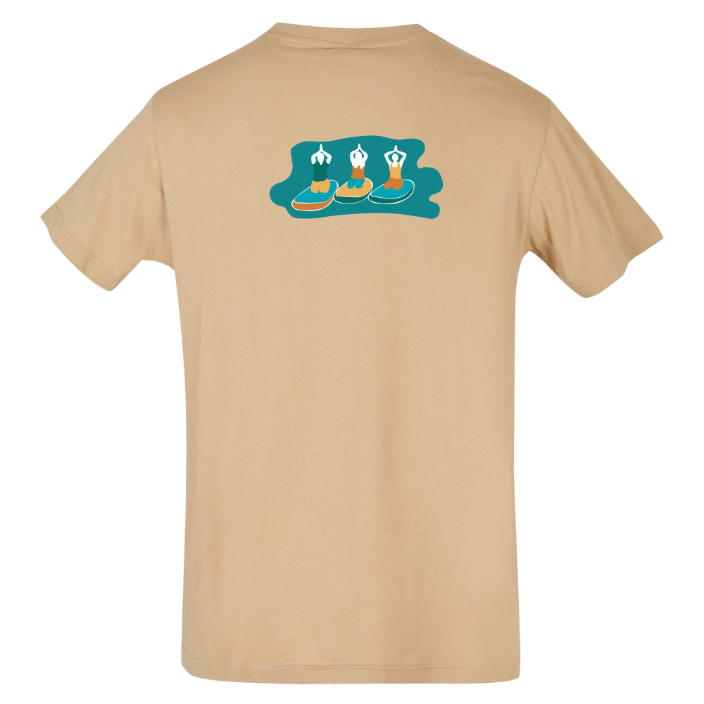 Maverick Mums Paddleboard Yoga Group Relaxed Fit T-Shirt | Unisex Adventure Tee | Front & Back Design