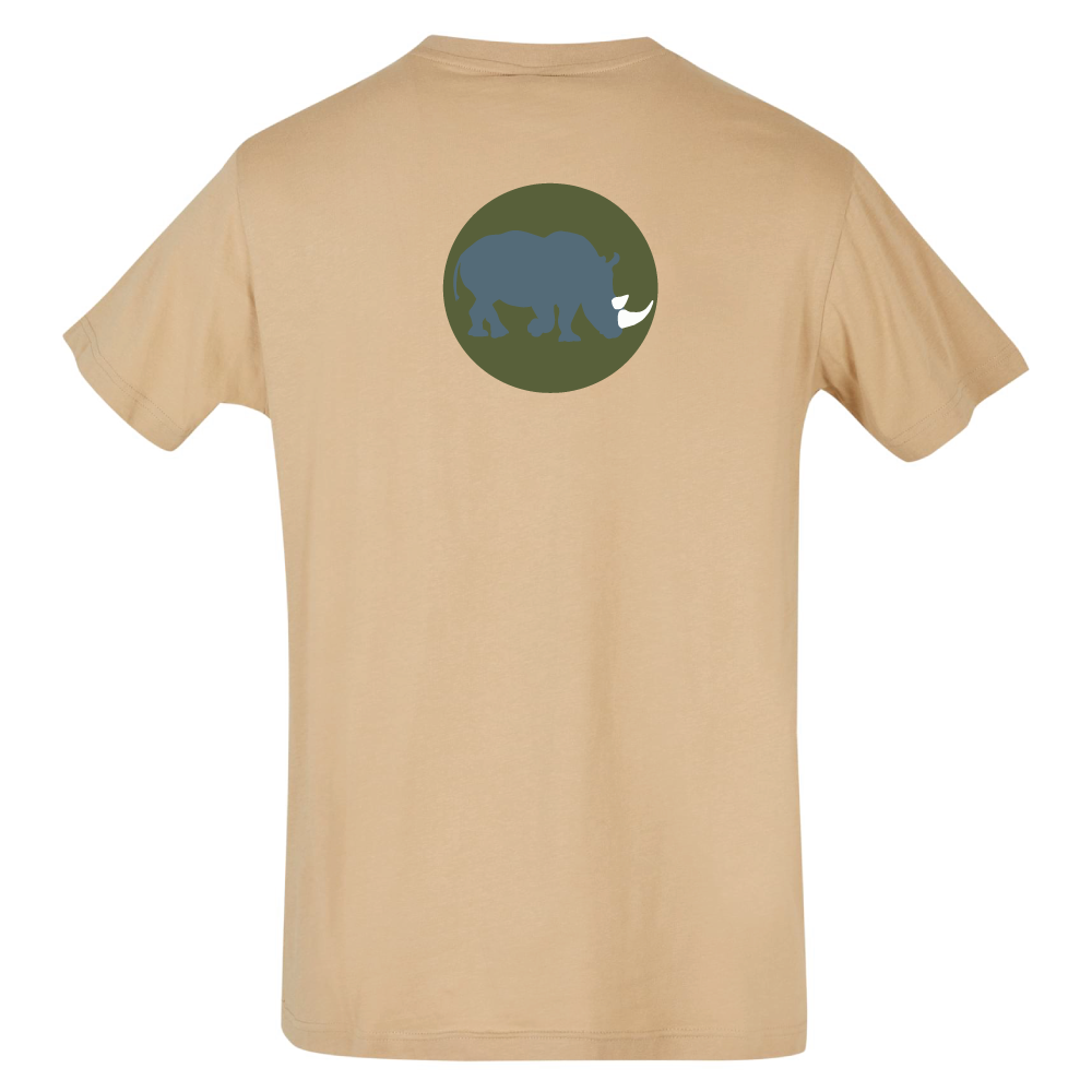 Maverick Mums Rhino Relaxed Fit T-Shirt | Unisex Adventure Tee | Front & Back Print