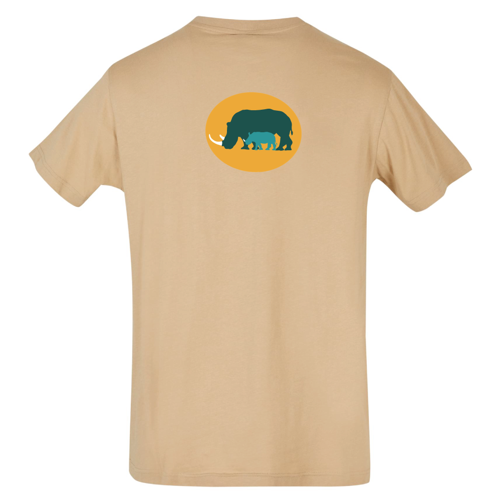 Maverick Mums Rhino & Calf Relaxed Fit T-Shirt | Unisex Adventure Tee | Front & Back Print