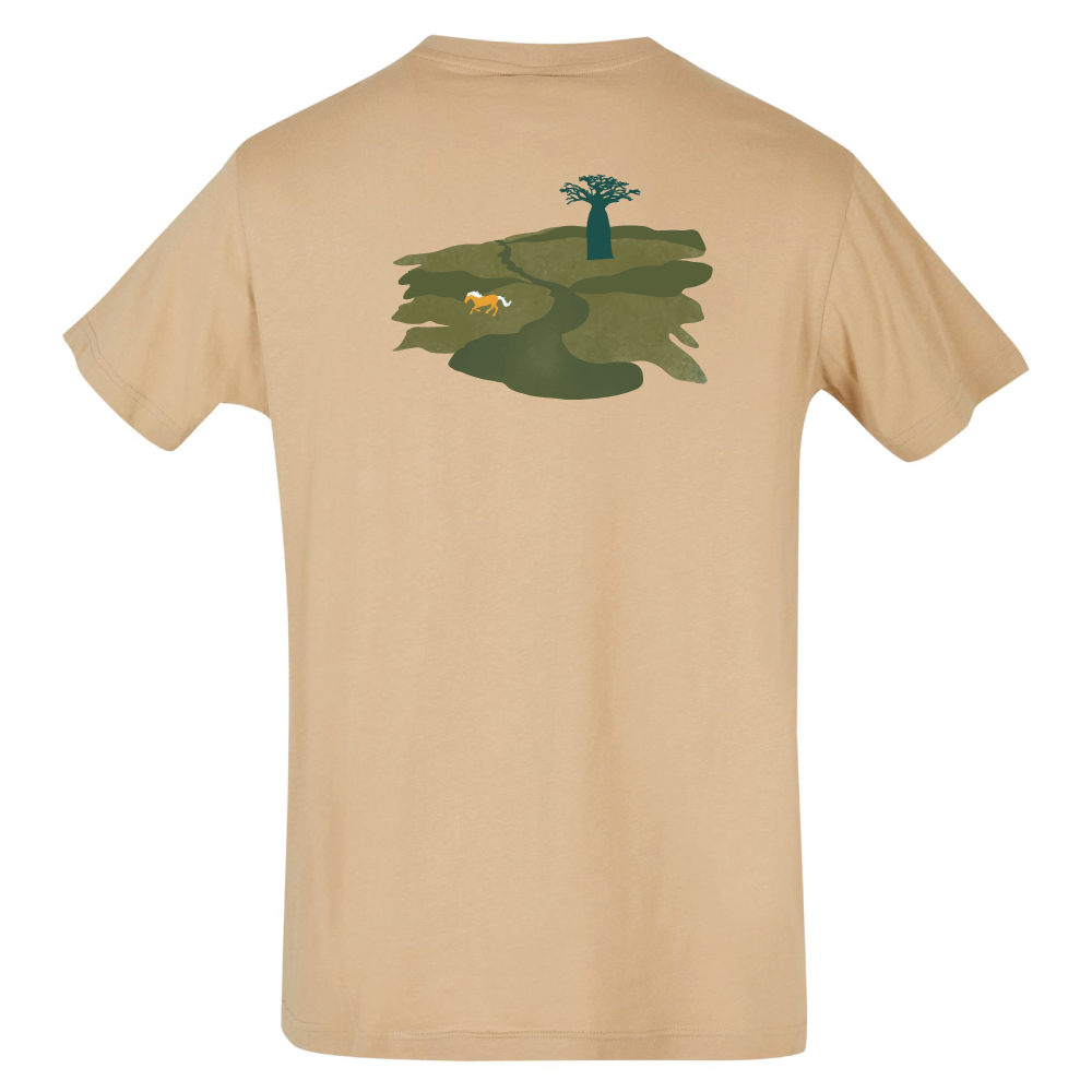 Maverick Mums Wild Horses Relaxed Fit T-Shirt | Unisex Adventure Tee | Front & Back Print