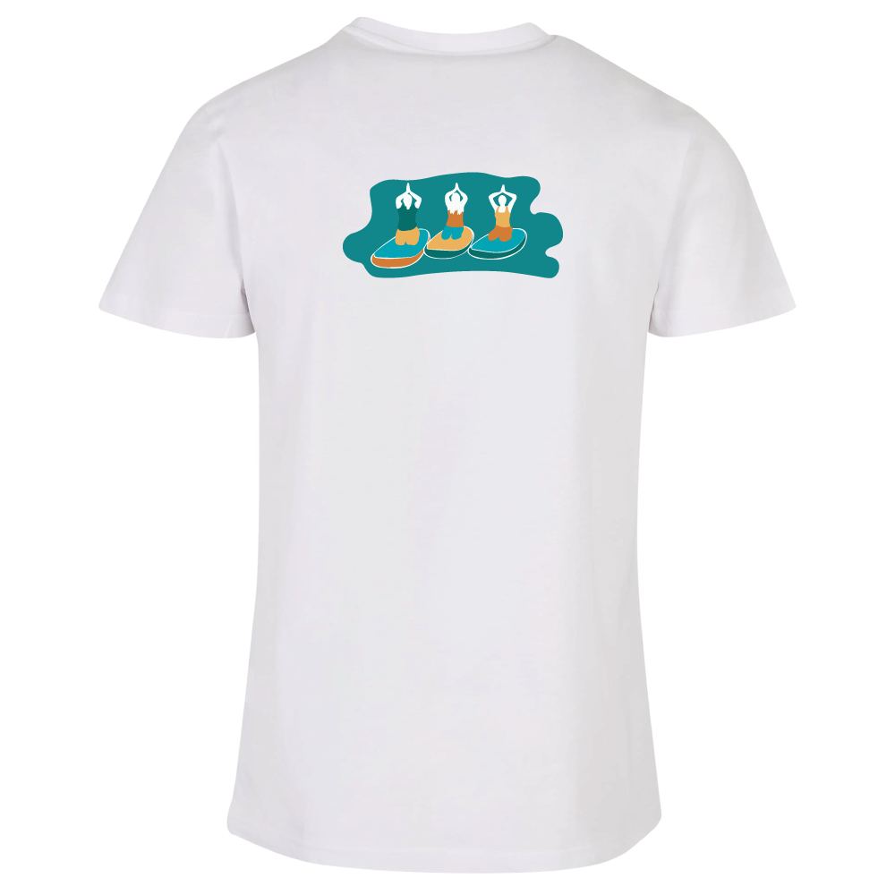 Maverick Mums Paddleboard Yoga Group Relaxed Fit T-Shirt | Unisex Adventure Tee | Front & Back Design