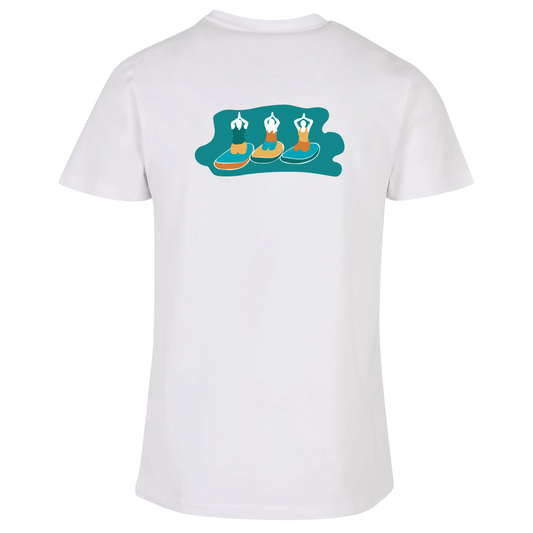 Maverick Mums Paddleboard Yoga Group Relaxed Fit T-Shirt | Unisex Adventure Tee | Front & Back Design