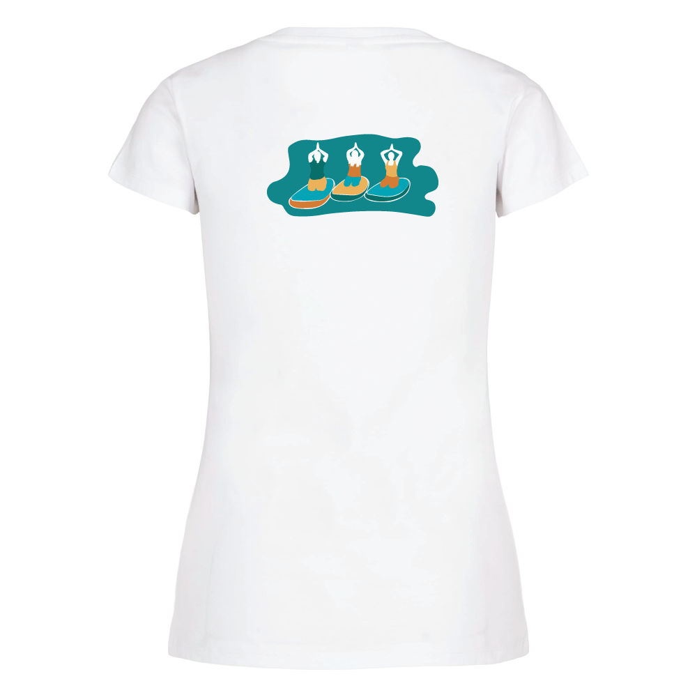 Maverick Mums Paddleboard Yoga Group Classic Fit T-Shirt | Unisex Adventure Tee | Front & Back Design
