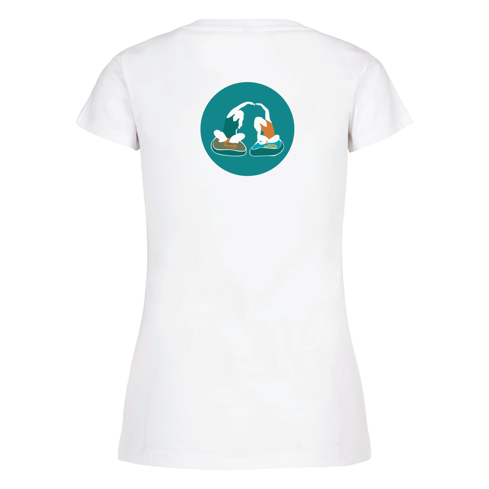 Maverick Mums Paddle Boarding Duo Classic Fit T-Shirt | Unisex Adventure Tee | Front & Back Design