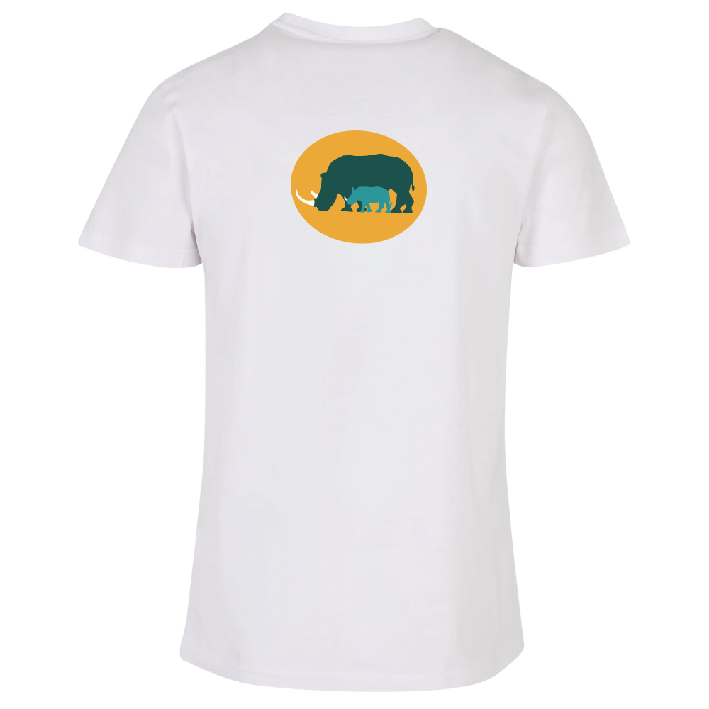 Maverick Mums Rhino & Calf Relaxed Fit T-Shirt | Unisex Adventure Tee | Front & Back Print
