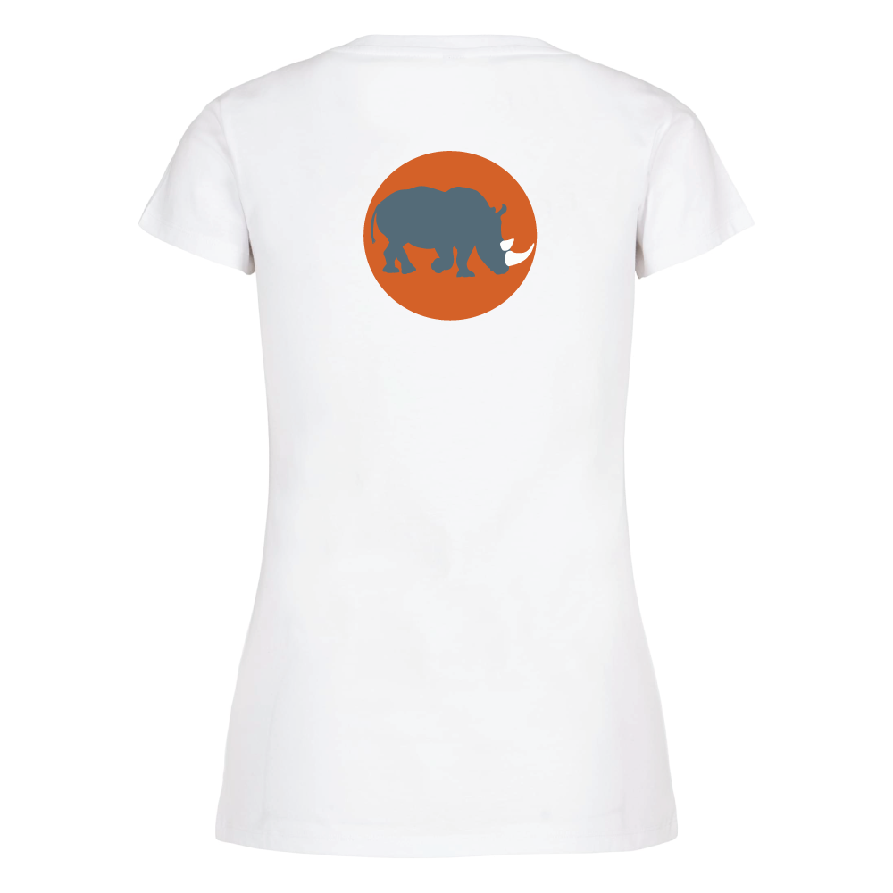 Maverick Mums Sunset Rhino Classic Fit T-Shirt | Adventure Tee | Front & Back Print