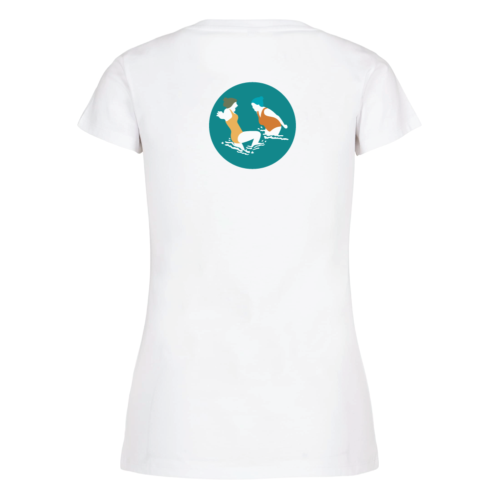 Maverick Mums Wild Swimmers T-Shirt | Front Logo & Back Design | Classic Fit Adventure Tee