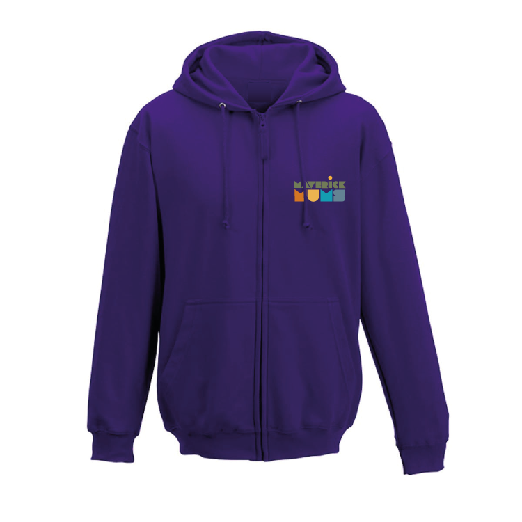 Maverick Mums Logo Zoodie | Women's Adventure Zip Hoodie | Outdoor Clothing