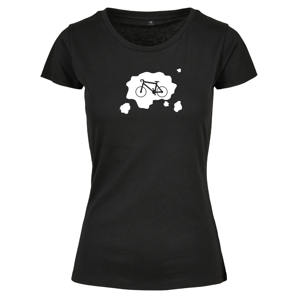 Mud Cycle Ladies Biking Cycling Adventure T-Shirt