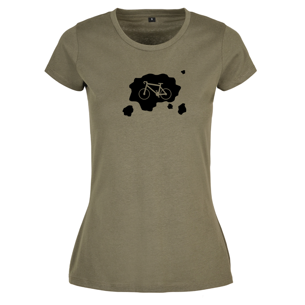 Mud Cycle Ladies Biking Cycling Adventure T-Shirt