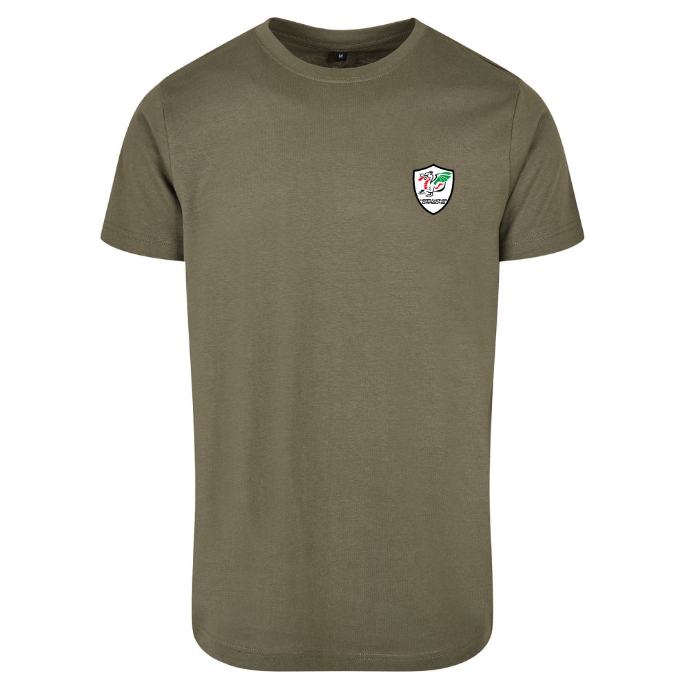 North Wales Dragons Community Football Club Colour Badge Men's T-shirt