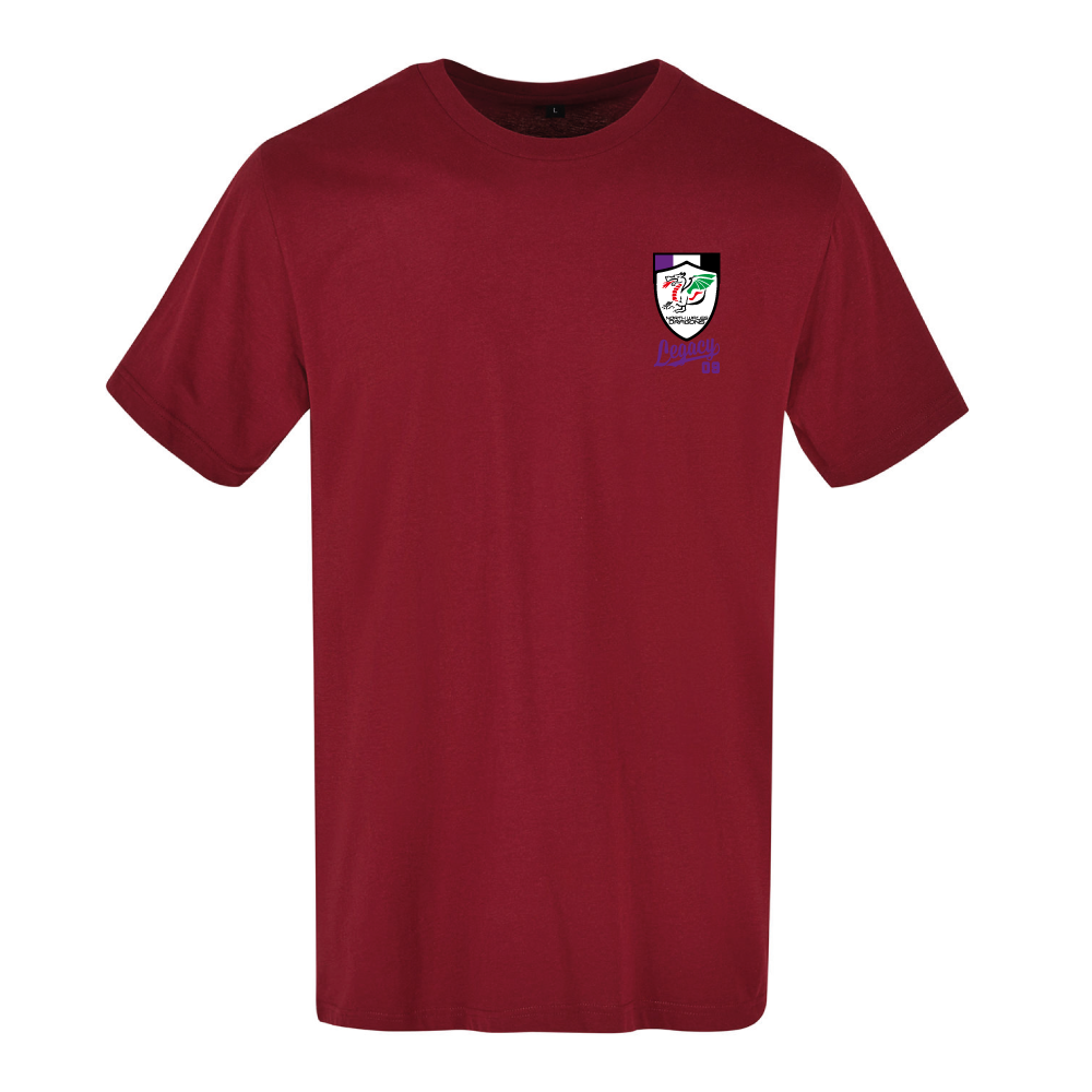 North Wales Dragons Community Football Club Legacy Badge Men's T-shirt