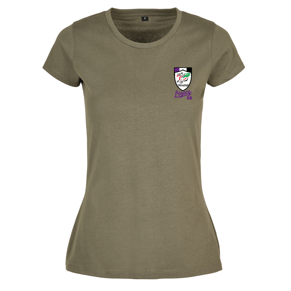 North Wales Dragons Community Football Club Legacy Badge Women's T-shirt