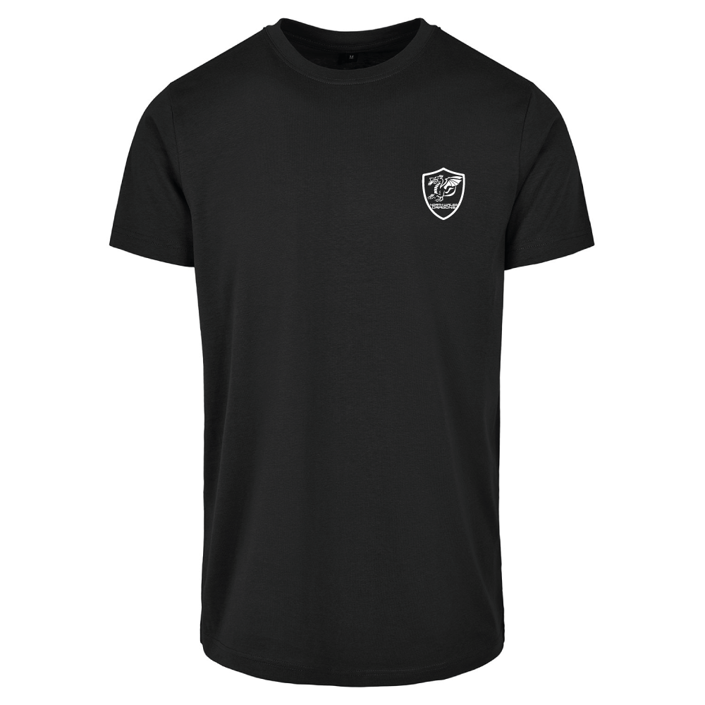 North Wales Dragons Community Football Club Monochrome Badge Men's T-shirt