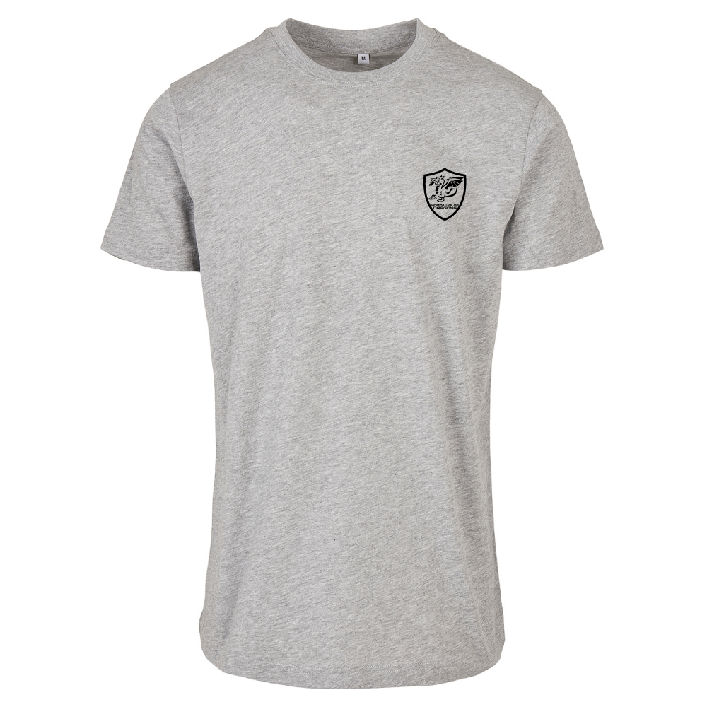 North Wales Dragons Community Football Club Monochrome Badge Men's T-shirt