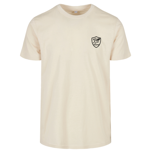 North Wales Dragons Community Football Club Monochrome Badge Men's T-shirt