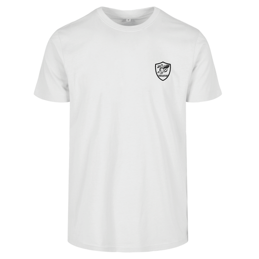 North Wales Dragons Community Football Club Monochrome Badge Men's T-shirt