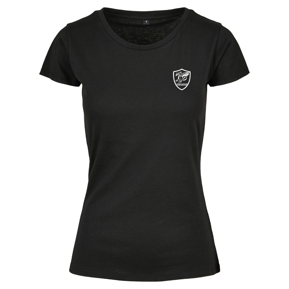 North Wales Dragons Community Football Club Monochrome Badge Women's T-shirt