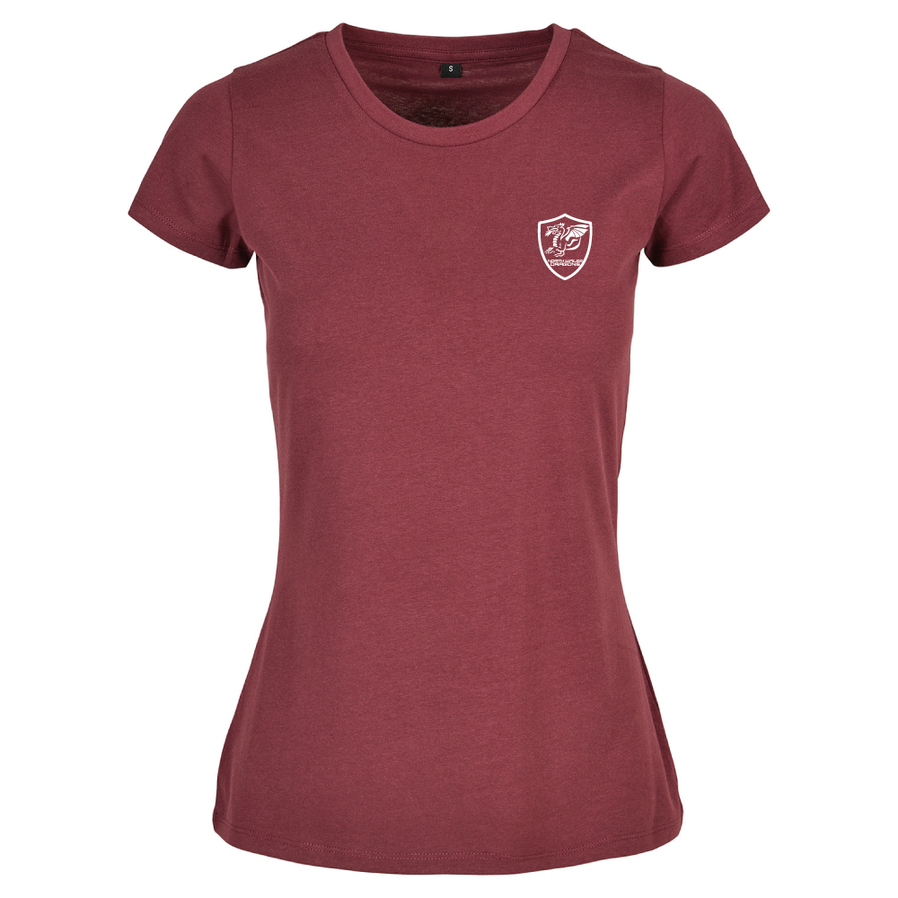 North Wales Dragons Community Football Club Monochrome Badge Women's T-shirt