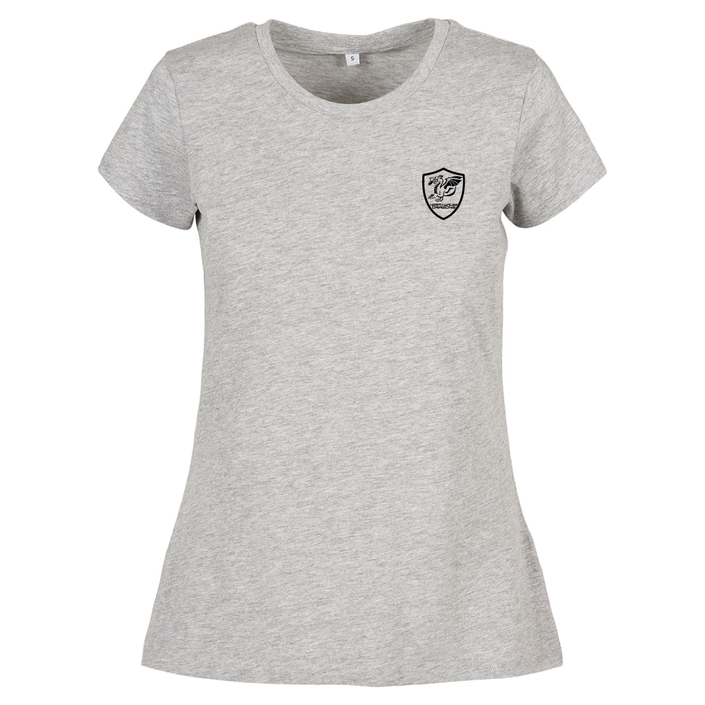 North Wales Dragons Community Football Club Monochrome Badge Women's T-shirt