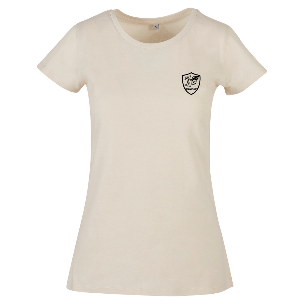 North Wales Dragons Community Football Club Monochrome Badge Women's T-shirt