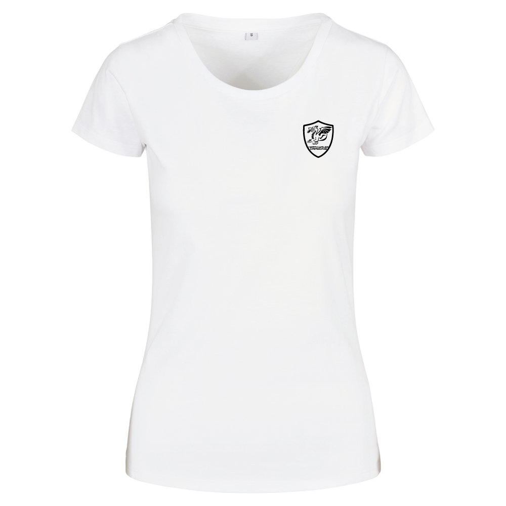 North Wales Dragons Community Football Club Monochrome Badge Women's T-shirt
