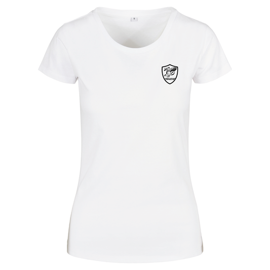 North Wales Dragons Community Football Club Monochrome Badge Women's T-shirt