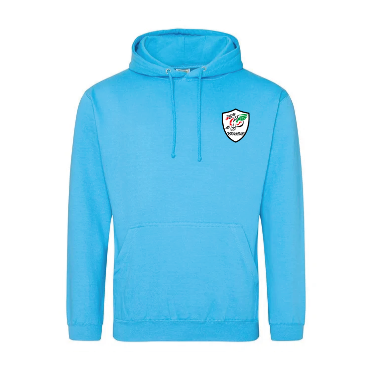 North Wales Dragons - Branded hoody with full colour badge