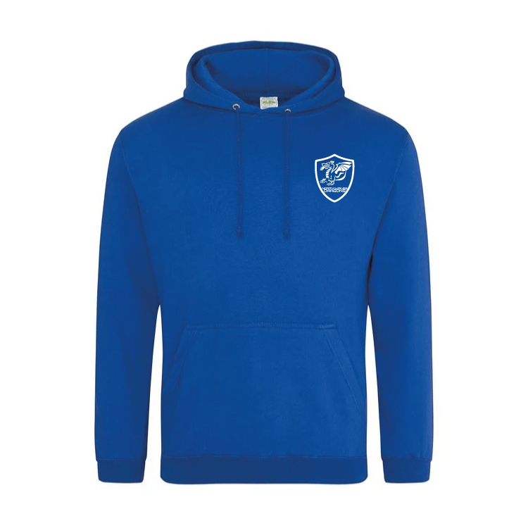 North Wales Dragons - Branded hoody with Monochrome badge