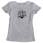 One more ride cycling themed ladies t-shirt