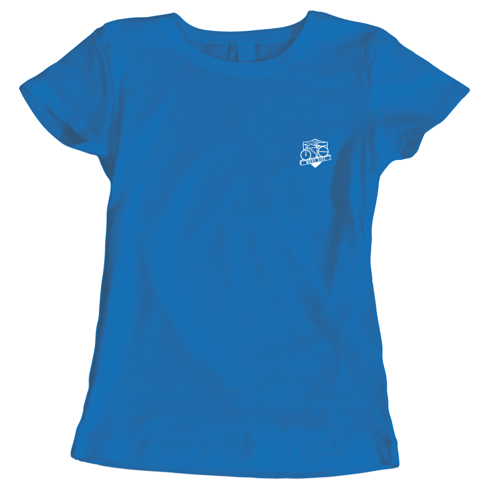 One more ride cycling themed ladies t-shirt