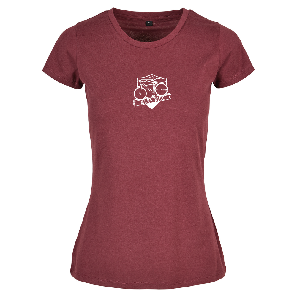 One More Ride Biking Cycling Themed Ladies T-shirt