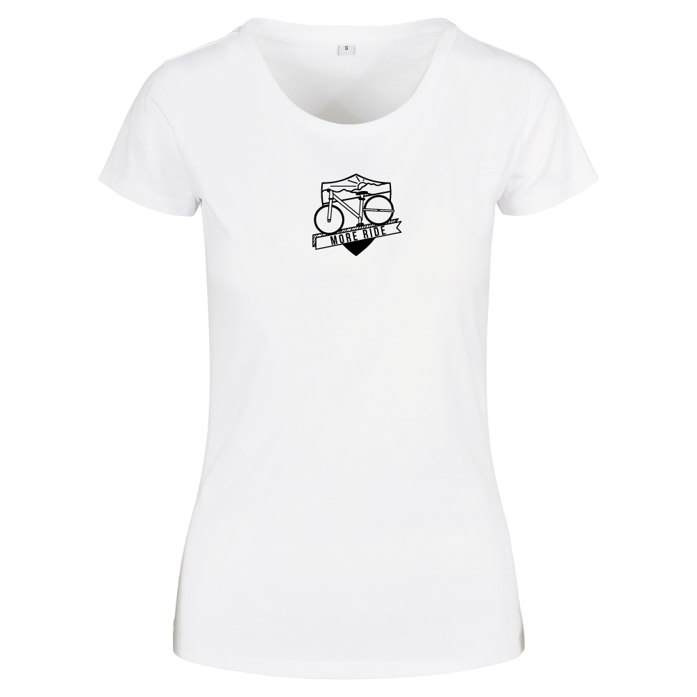 One More Ride Biking Cycling Themed Ladies T-shirt