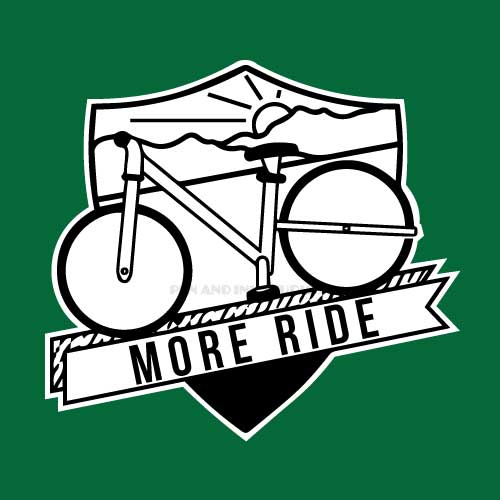 One More Ride Sticker | Cycling Themed Sticker