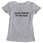 Outperform Training and Coaching - Sales Person of the year - Ladies business slogan t-shirts