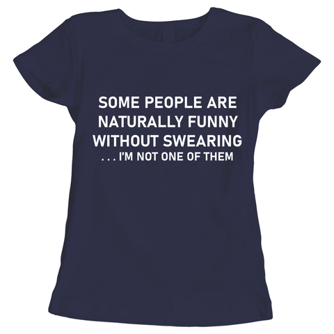 Outperform Training and Coaching - Naturally Funny - Ladies business slogan t-shirts
