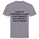 Outperform Training and Coaching - Look At Bacon - unisex business slogan t-shirts
