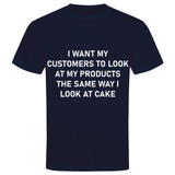 Outperform Training and Coaching - Look At Cake - unisex business slogan t-shirts