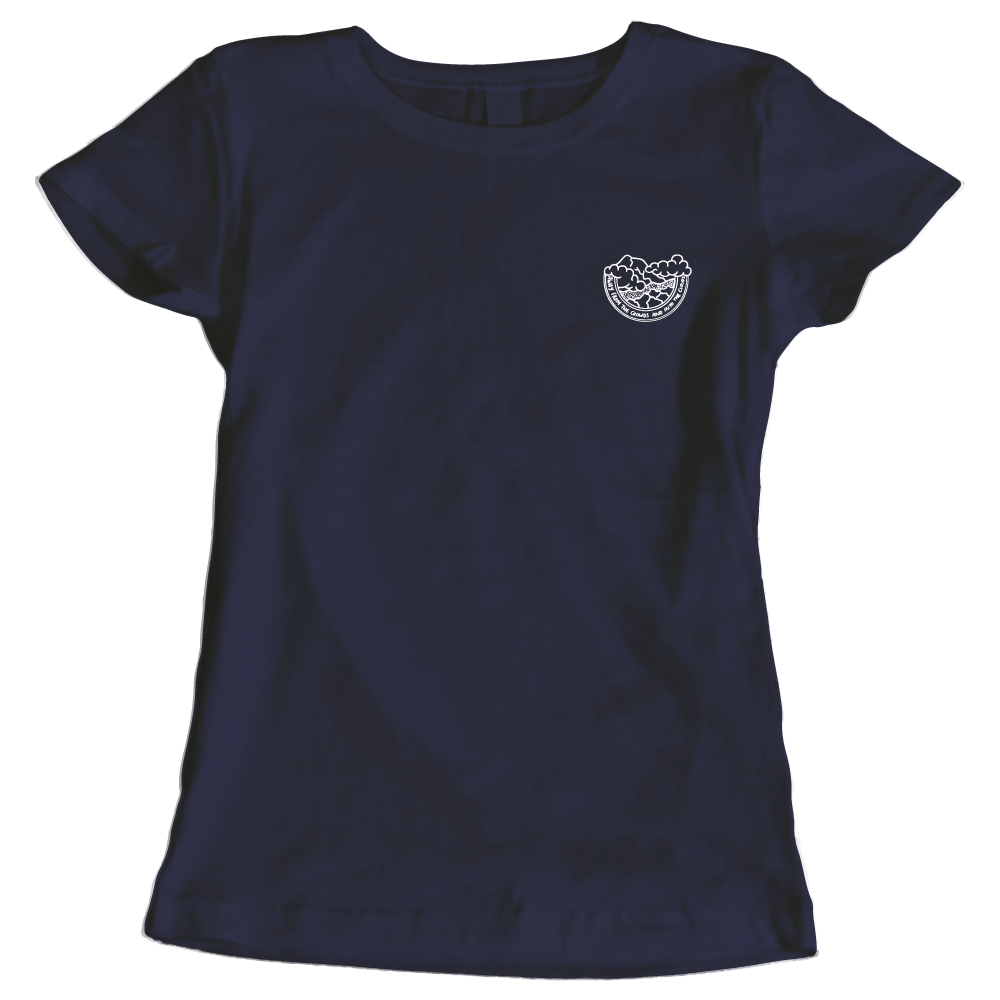 Away from the Crowds and Into the Clouds Ladies' Hiking T-Shirt