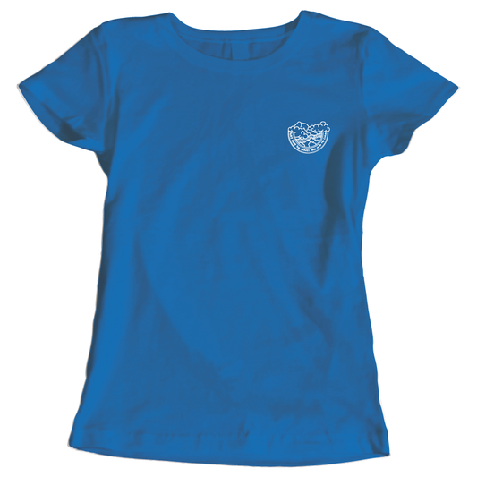Away from the Crowds and Into the Clouds Ladies' Hiking T-Shirt