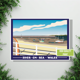 Rhos-on-Sea Landscape Print – North Wales Coast (Lustre Art Print)
