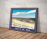 Rhos-on-Sea Landscape Print – North Wales Coast (Lustre Art Print)