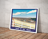 Rhos-on-Sea Landscape Print – North Wales Coast (Lustre Art Print)