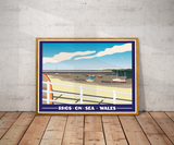 Rhos-on-Sea Landscape Print – North Wales Coast (Lustre Art Print)