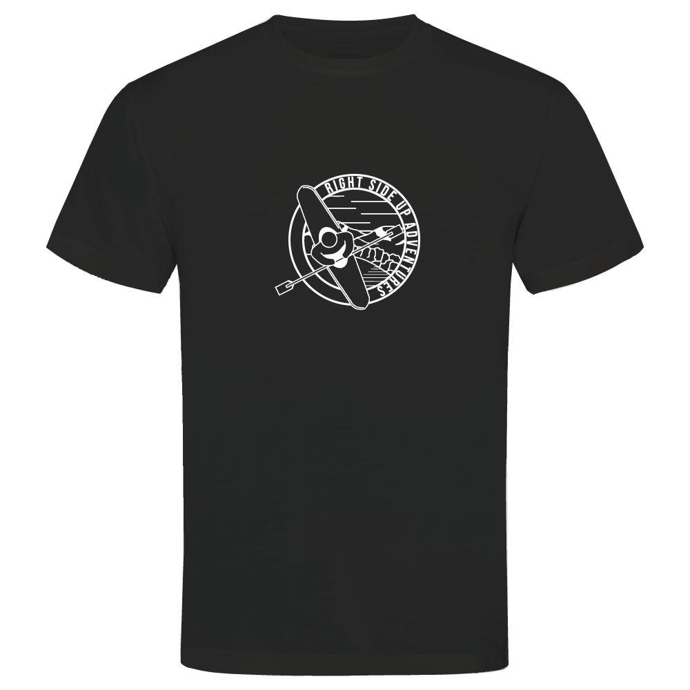 Right Side Up Adventures Kayaking-Themed T-Shirt