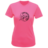 Right Side Up Adventures Kayaking-Themed Ladies T-Shirt